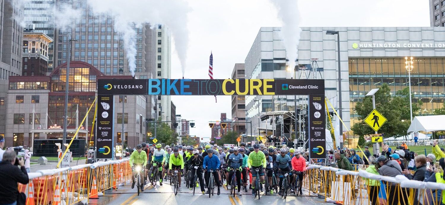 Riders kick of off Bike to Cure 2024 at the starting line on Mall B, Saturday, September 7